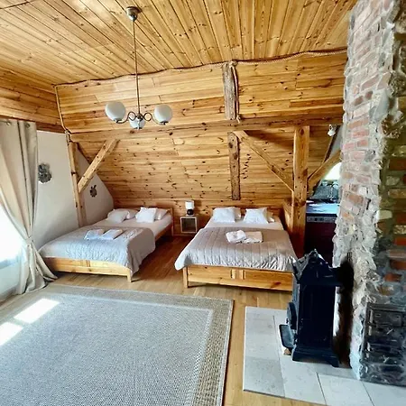 Oaza Pod Strzecha Klimatyczny Dom Z 3 Sypialniami Na Wylacznosc Z Kominkiem I Duzym Ogrodem